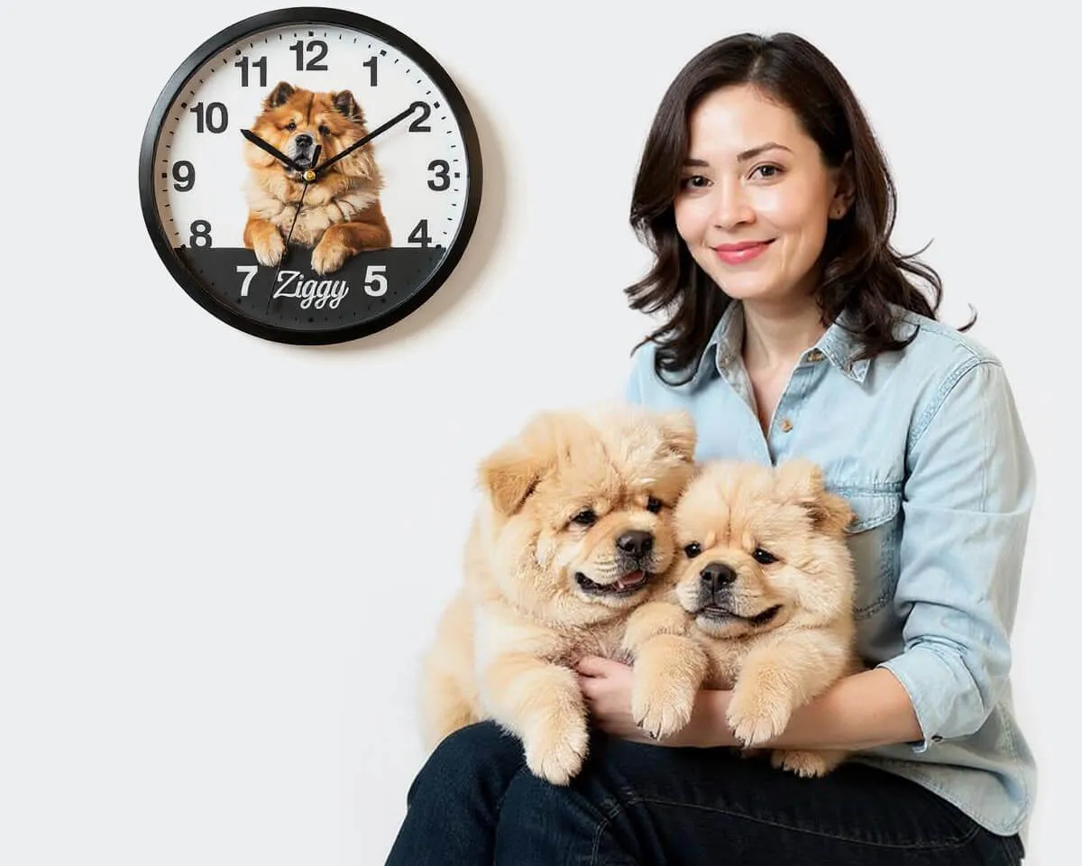 Metal wall clock