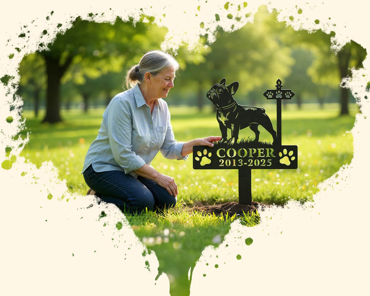 Dog memorial stake