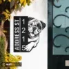 Metal Address Sign 2