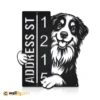 Metal Address Sign 1
