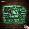 RGB LED Metal Sign 4