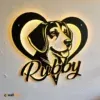 RGB LED Metal Sign 2
