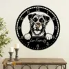 Laser Cut Metal Wall Clock