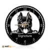 Laser Cut Metal Wall Clock