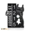 Metal Address Sign 2