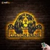 RGB LED Metal Sign 3