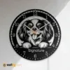 Laser Cut Metal Wall Clock