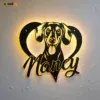 RGB LED Metal Sign 2