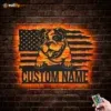 RGB LED Metal Sign 4