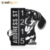 Metal Address Sign 1