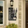 Metal Address Sign 1