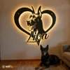 RGB LED Metal Sign 2