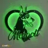 RGB LED Metal Sign 4