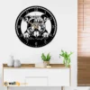 Laser Cut Metal Wall Clock