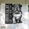 Metal Address Sign 2