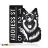 Metal Address Sign 1