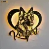 RGB LED Metal Sign 3