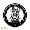 Laser Cut Metal Wall Clock