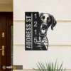 Metal Address Sign 1