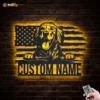 RGB LED Metal Sign 1