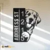 Metal Address Sign 1