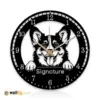 Laser Cut Metal Wall Clock 2
