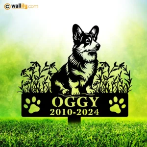 Pembroke Welsh Corgi for Dog Lovers – Personalized Memorial Stake, Address Sign, LED Decor, Clock & More | Wallily