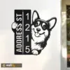 Metal Address Sign 2