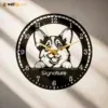 Laser Cut Metal Wall Clock
