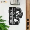 Metal Address Sign 3