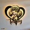 RGB LED Metal Sign 1
