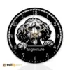 Laser Cut Metal Wall Clock