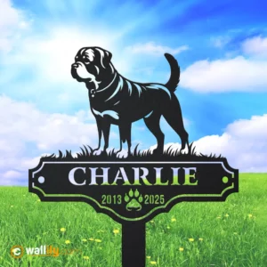 Rottweiler for Dog Lovers – Personalized Memorial Stake, Address Sign, LED Decor, Clock & More | Wallily