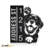 Metal Address Sign 1