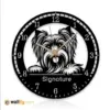 Laser Cut Metal Wall Clock