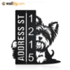Metal Address Sign 1