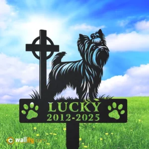Yorkshire Terrier for Dog Lovers – Personalized Memorial Stake, Address Sign, LED Decor, Clock & More | Wallily