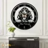 Laser Cut Metal Wall Clock