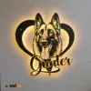 RGB LED Metal Sign 1