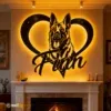 RGB LED Metal Sign 3
