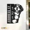 Metal Address Sign 1