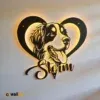 RGB LED Metal Sign 1