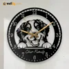 Laser Cut Metal Wall Clock