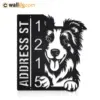 Metal Address Sign 1