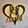 RGB LED Metal Sign 1