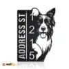 Metal Address Sign 2