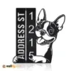 Metal Address Sign 1