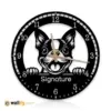 Laser Cut Metal Wall Clock