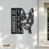 Metal Address Sign 2