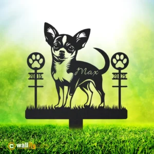 Chihuahua for Dog Lovers – Personalized Memorial Stake, Address Sign, LED Decor, Clock & More | Wallily